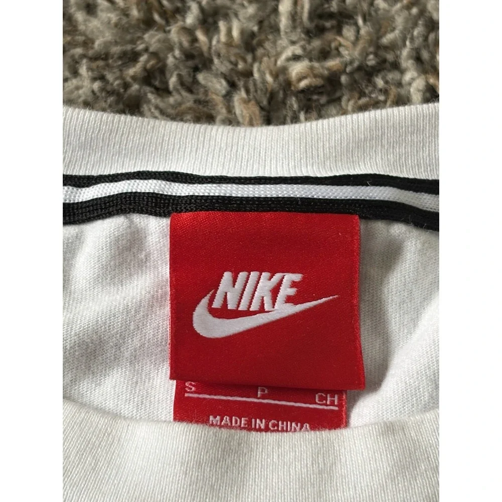 Nike Just Do It #95  Football T Shirt Size Small Women's 3/4 Sleeve White